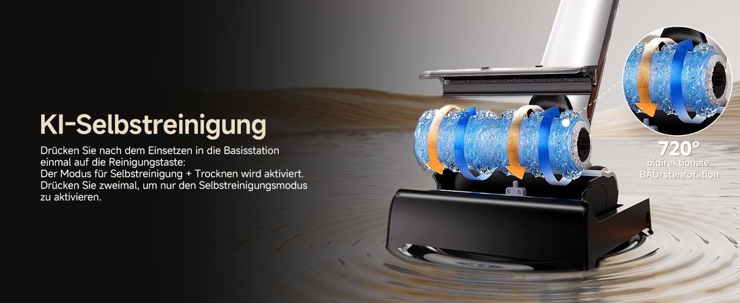uwant D500 — Kantenreinigung